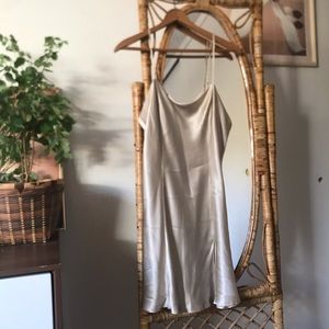 Vintage 100% silk slip dress